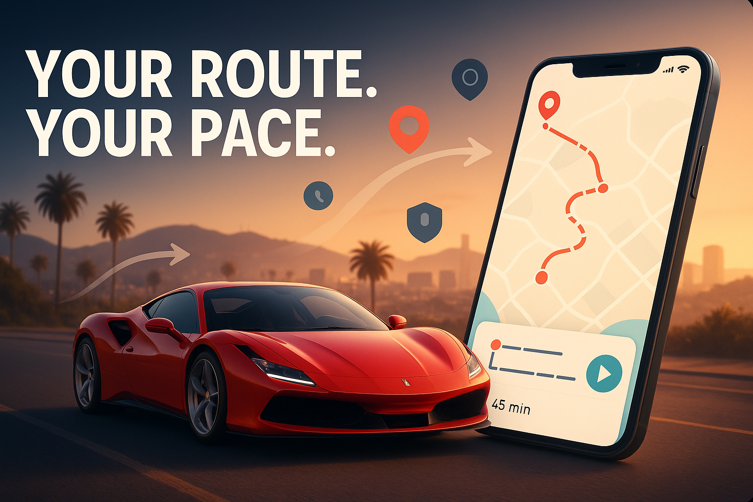 The Rise of Self-Guided & Autonomous Supercar Driving Experience Los Angeles Tours